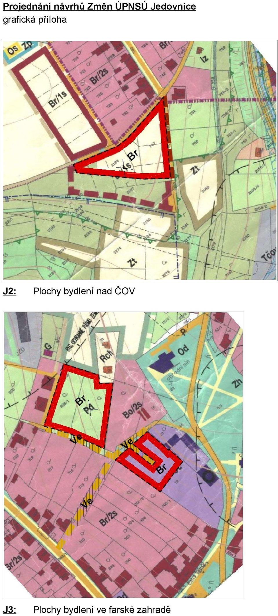 J2: Plochy bydlení nad ČOV