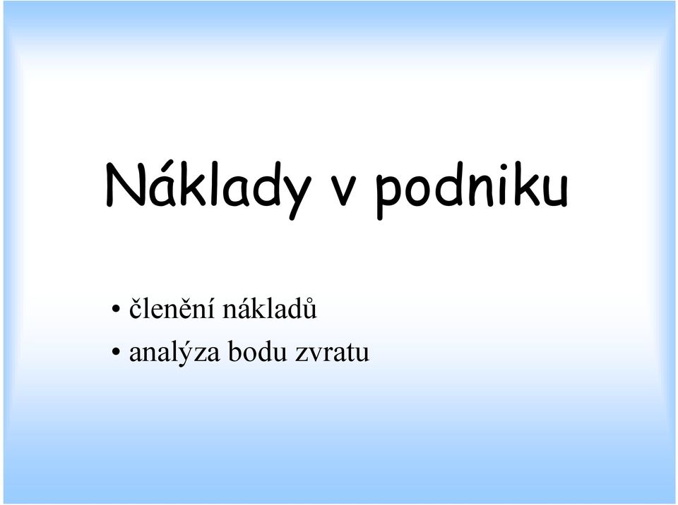 členění