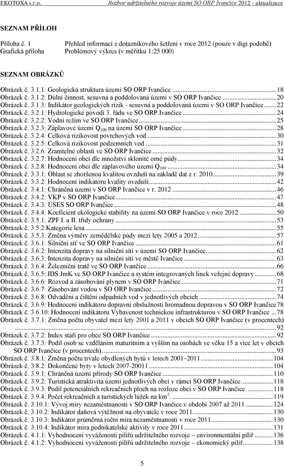 3.2.1: Hydrologické povodí 3. řádu ve SO ORP Ivančice... 24 Obrázek č. 3.2.2: Vodní režim ve SO ORP Ivančice... 25 Obrázek č. 3.2.3: Záplavové území Q 100 na území SO ORP Ivančice... 28 Obrázek č. 3.2.4: Celková rizikovost povrchových vod.