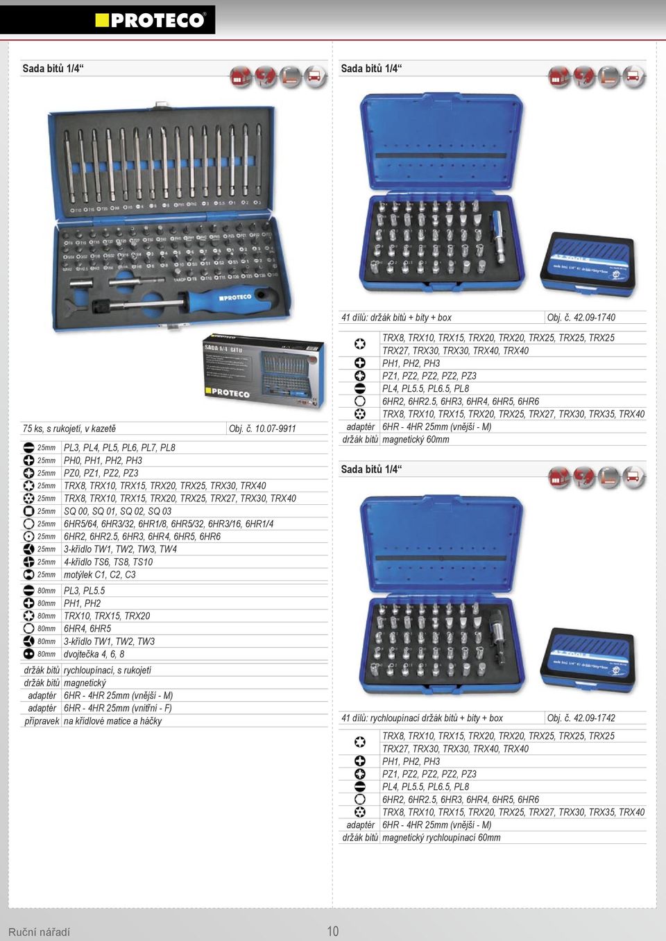 TRX40 25mm SQ 00, SQ 01, SQ 02, SQ 03 25mm 6HR5/64, 6HR3/32, 6HR1/8, 6HR5/32, 6HR3/16, 6HR1/4 25mm 6HR2, 6HR2.