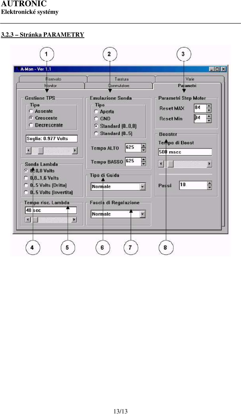 PARAMETRY