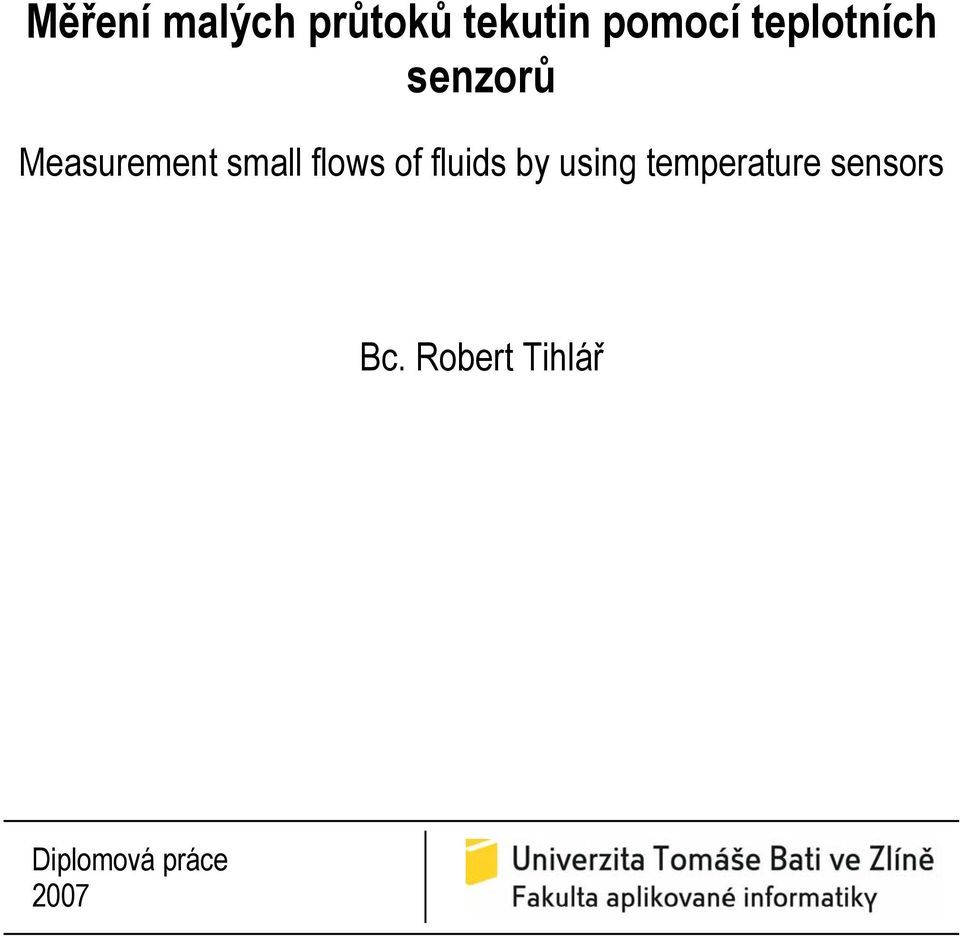 flows of fluids by using temperature