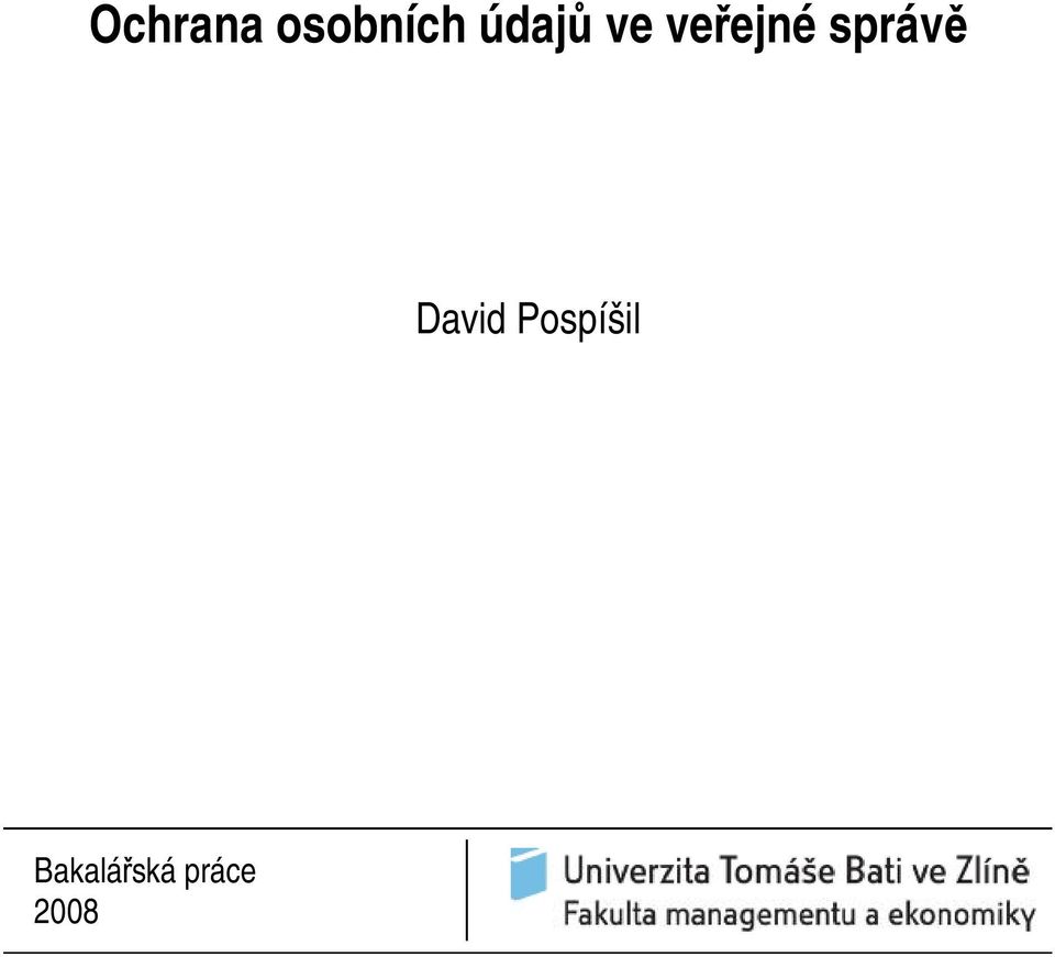 správě David