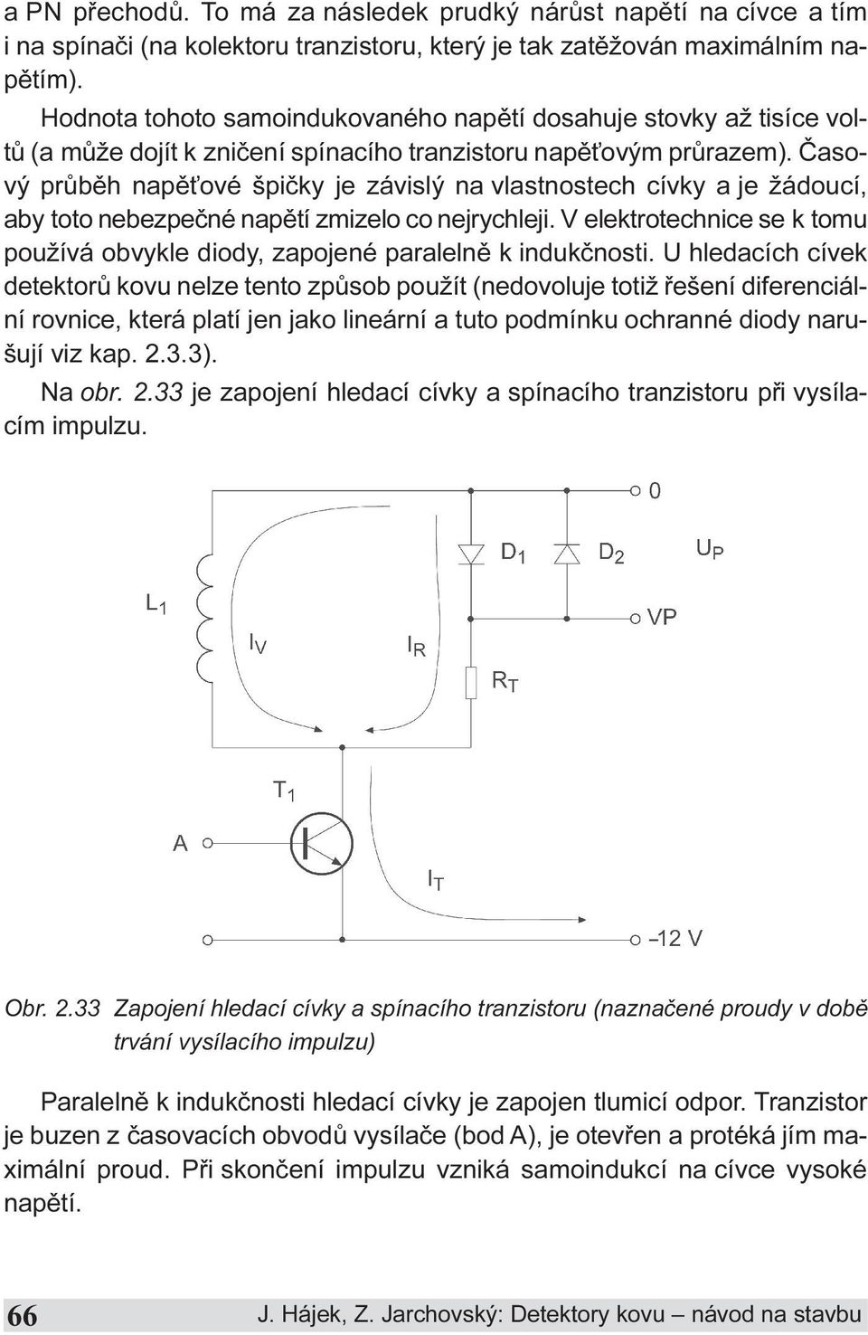 Èasový prùbìh napì ové špièky je závislý na vlastnostech cívky a je žádoucí, aby toto nebezpeèné napìtí zmizelo co nejrychleji.