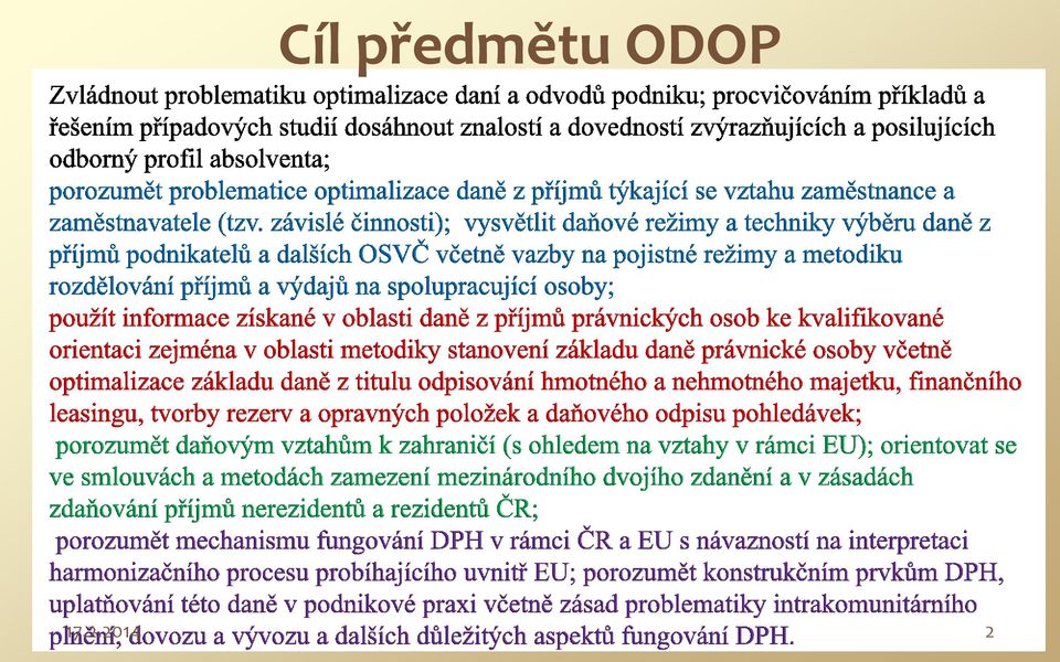 ODOP 17.2.