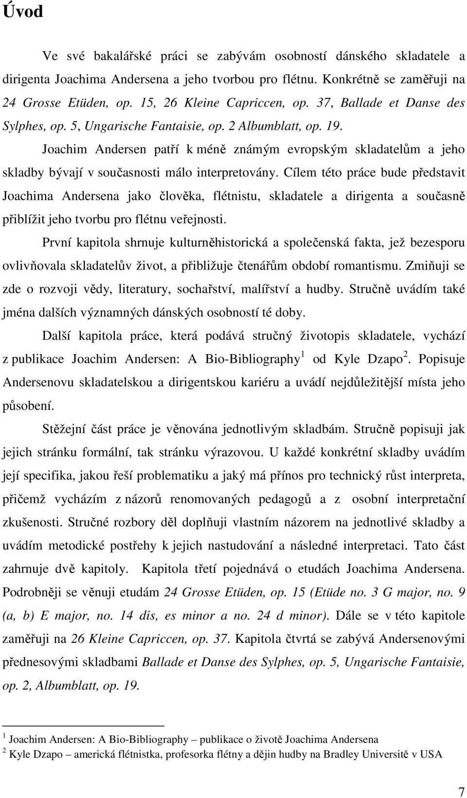 Joachim Andersen a jeho tvorba pro flétnu - PDF Stažení zdarma
