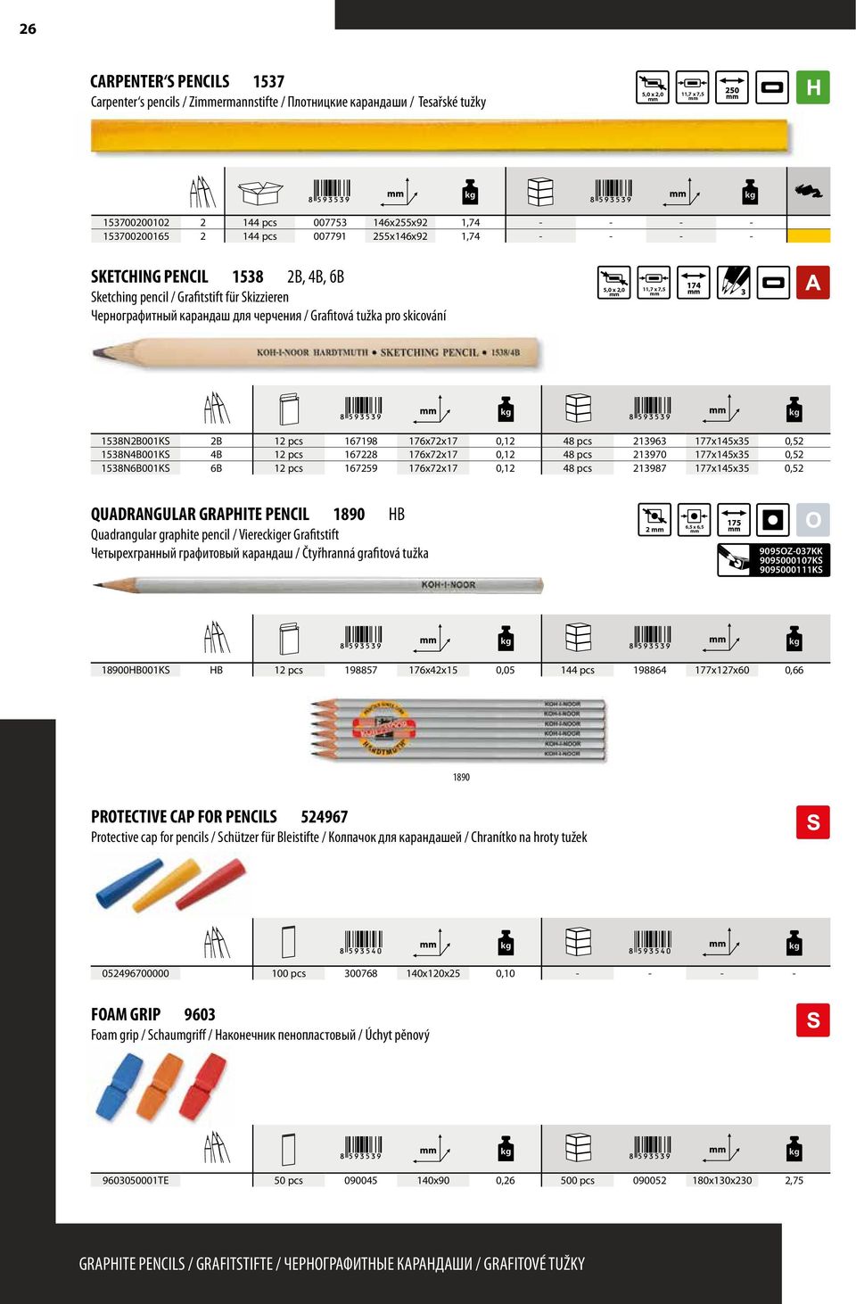 7,5 1538N2B001KS 2B 12 pcs 167198 176x72x17 0,12 48 pcs 213963 177x145x35 0,52 1538N4B001KS 4B 12 pcs 167228 176x72x17 0,12 48 pcs 213970 177x145x35 0,52 1538N6B001KS 6B 12 pcs 167259 176x72x17 0,12