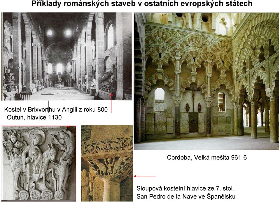 hlavice 1130 Cordoba, Velká mešita 961-6 Sloupová