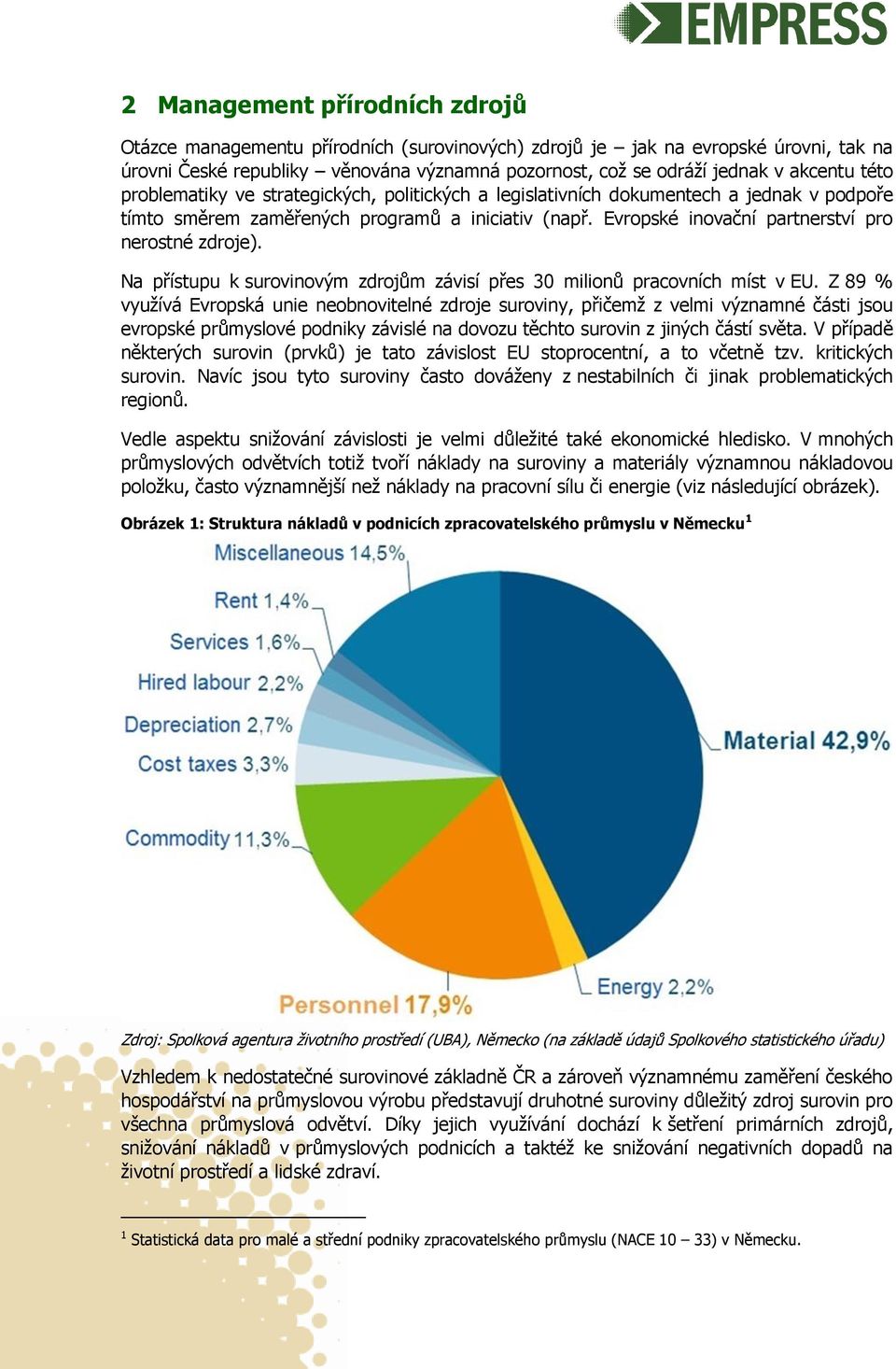 Na přístupu k surovinovým zdrojům závisí přes 30 milionů pracovních míst v EU.