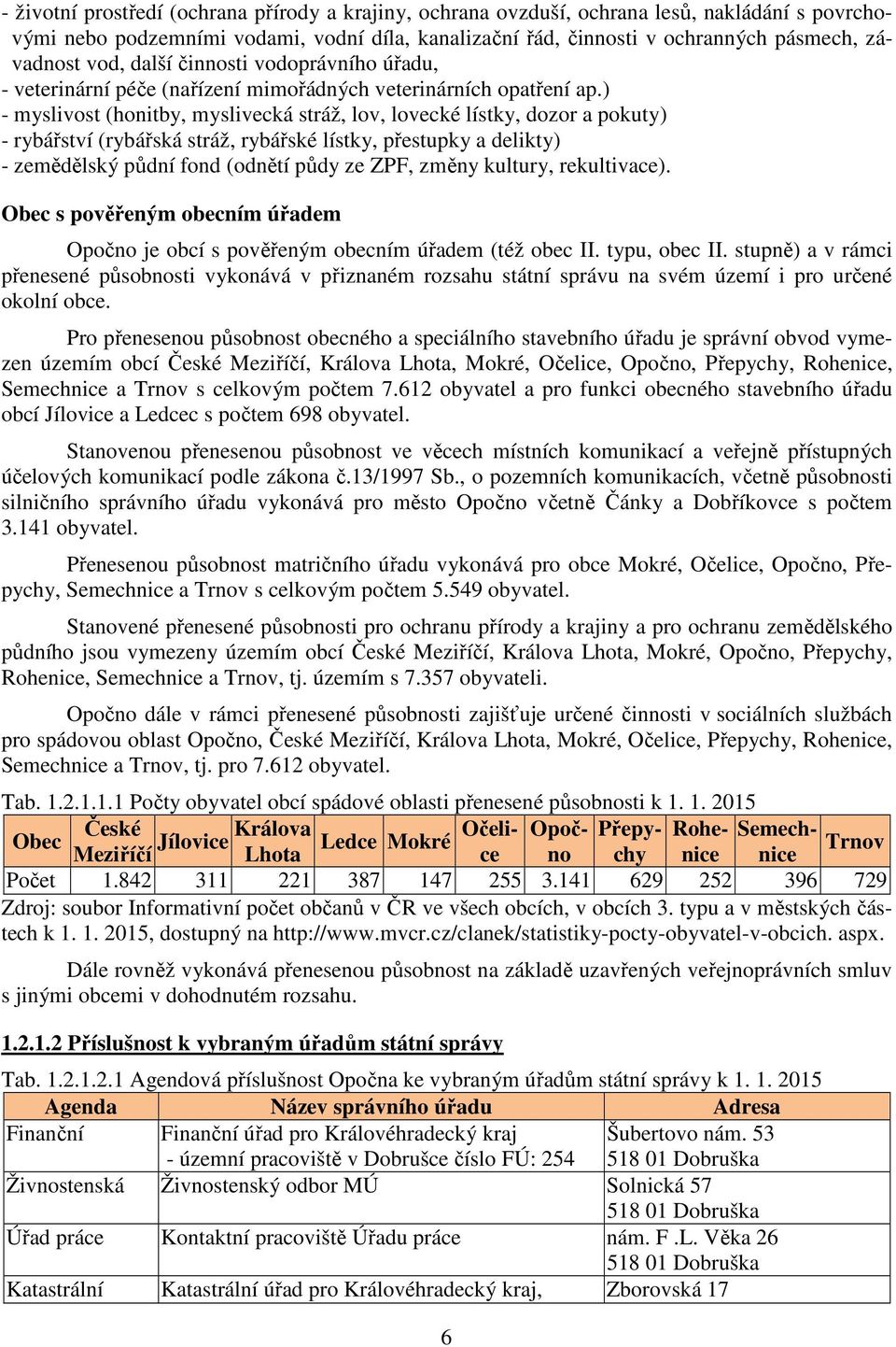 ) - myslivost (honitby, myslivecká stráž, lov, lovecké lístky, dozor a pokuty) - rybářství (rybářská stráž, rybářské lístky, přestupky a delikty) - zemědělský půdní fond (odnětí půdy ze ZPF, změny