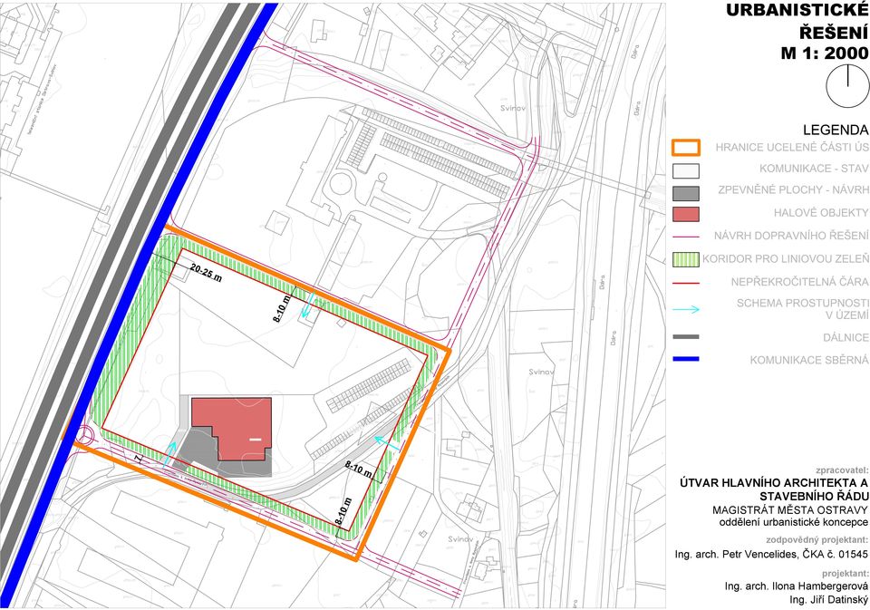 urbanistické koncepce zodpovědný projektant: Ing. arch.