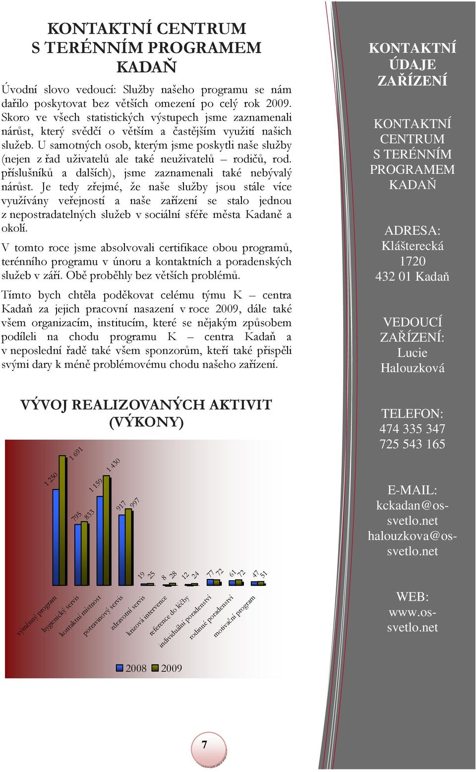 U samotných osob, kterým jsme poskytli naše služby (nejen z řad uživatelů ale také neuživatelů rodičů, rod. příslušníků a dalších), jsme zaznamenali také nebývalý nárůst.