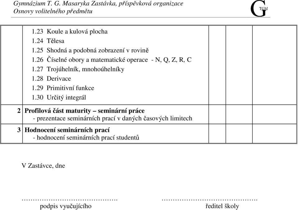 29 Primitivní funkce 1.