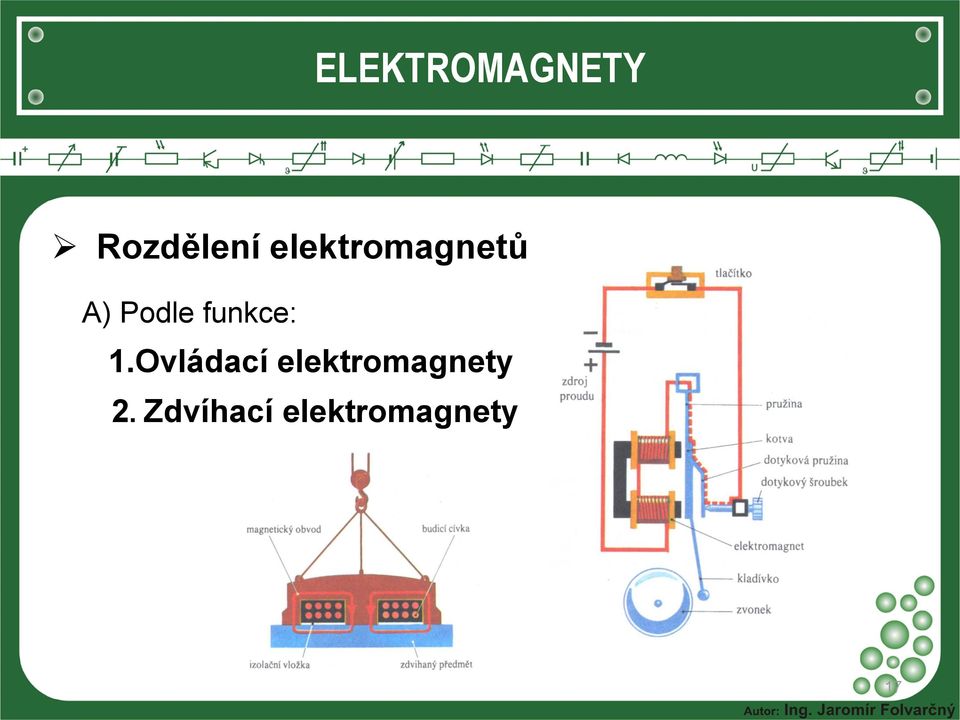 Ovládací elektromagnety