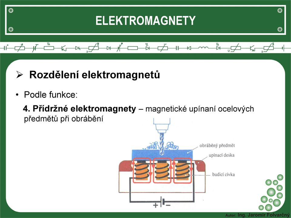 Přídržné elektromagnety