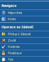 Zaškrtávací pole checkbox Zaškrtnutím tohoto pole souhlasíte s textem vedle, dojde k zaktivnění některých dalších záloţek nebo spuštěním automatik.