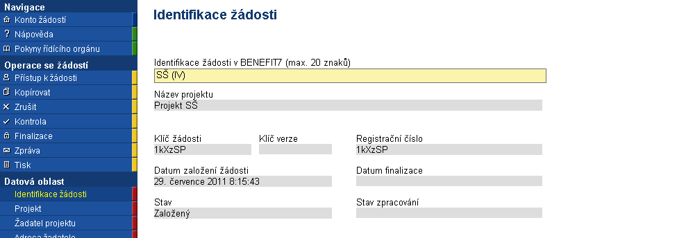 U tohoto typu projektu (oblast 1.5) se nevyţaduje udrţovat aktivity po ukončení realizace projektu.