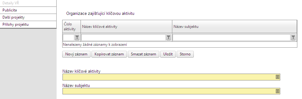 2.10 Klíčové aktivity Popište podrobně jednotlivé fáze projektu a jejich konkrétní výstupy v klíčových/podporovaných aktivitách projektu.