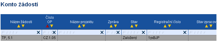 3. ÚČTY UŢIVATELE V APLIKACI B7 3.1.