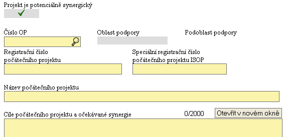 Registrační číslo OP PI ve tvaru CZ.1.03/a.b.gg/yy.xxxx je moţné získat na následující adrese: http://eaccount.czechinvest.org/statistiky/statistikacerpanidotaci.aspx.