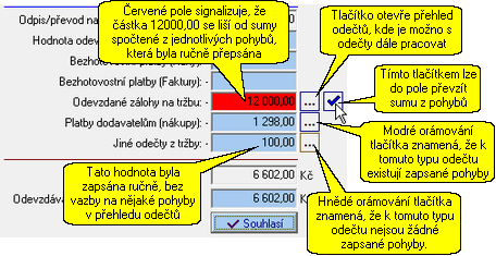 Restkasa 127 Poznámky: Období má smysl nastavovat pouze v případě, že se uzávěrky provádějí až po delší době. V přehledu se ale nikdy nezobrazí žádné odečty, které již prošly uzávěrkou.