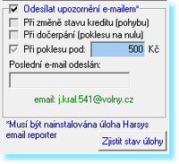 Restkasa 141 Hromadné nulování Tato volba umožňuje vynulovat skupině kredit bez ohledu na jeho původ Přehled o pohybech Přehled je k dispozici formou tiskové sestavy (Ctrl+P).