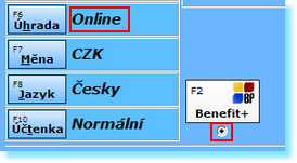 Bezhotovostní platby (karty, faktury) 157 Dodatečná změna formy úhrady je možná v Restkase ze seznamu zaplacených účtů. Viz Storna, řešení chyb.