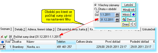 42 Podle "Typu položky" se vybírají např. dodavatelé při pořizování příjemky, nebo třeba zákazníci při vyhledávání pro výběr zákazníka v pokladním prodeji.