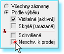 Agendy 65 Poznámky: Pracovník, který má přístup do Sortimentu, přestože nebude moci zasahovat do "schválených" položek, přesto může nahlížet na ostatní položky, a to vč. např.