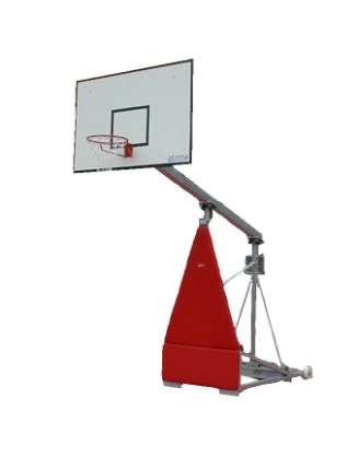 BASKETBAL KONSTRUKCE MOBIILNÍÍ VNIITŘNÍÍ Basketbalová konstrukce DOR-SPORT, mobilní, sklopná, deska 1200x900 mm vnitřní, školní, cvičná, vysazení do 400 mm Kód: 8001 Basketbalová konstrukce