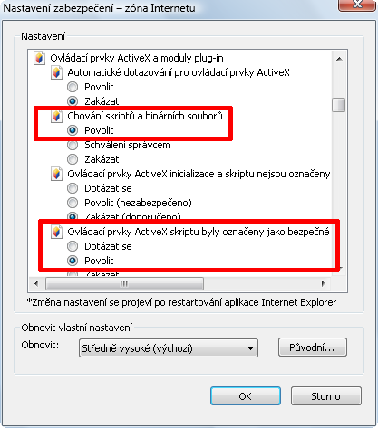 Povolení skriptování v Internet Exploreru verze 6, 7 a 8 1. V otevřeném prohlížeči zvolte v nabídce Nástroje položku Možnosti Internetu. 2.