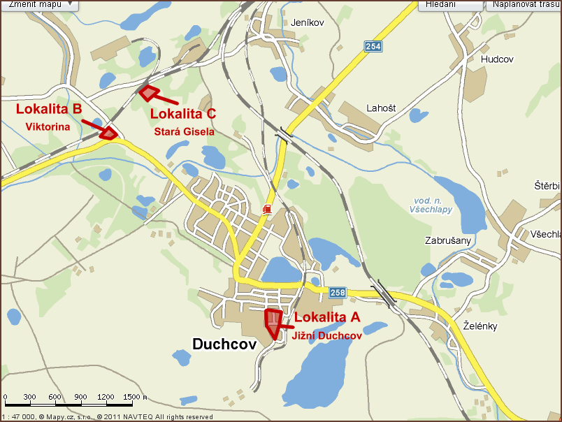 4.9. Deskripce lokalit V současné době je možné v Duchcově identifikovat 3 lokality, kde jsou koncentrováni sociálně znevýhodnění obyvatelé.