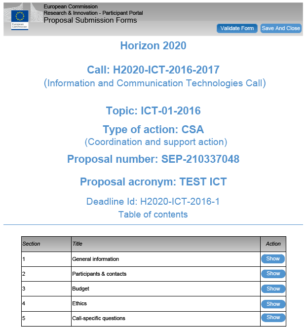 Administrativní formuláře (I) - koordinátor může editovat všechny části - partner může editovat pouze své části -