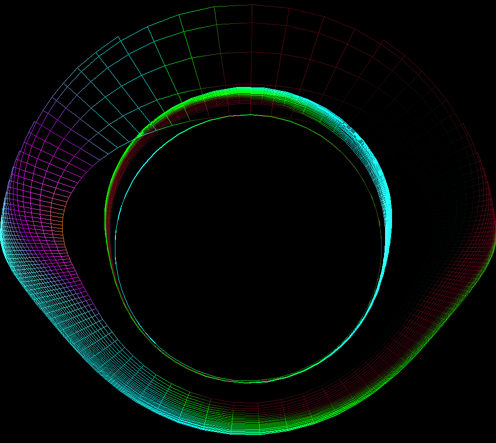 Simulace : akreční torus orbitující kolem černé díry Záření toru je modulováno : Efekty silné gravitace Dopllerovskými efekty Pohyby toru Oscilace toru