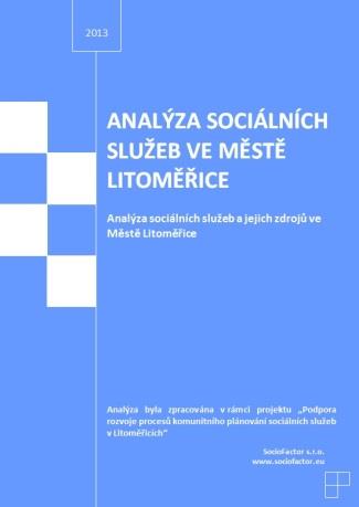 Cílem Analýzy sociálně vyloučených lokalit a dostupnosti sociálních služeb prevence v těchto lokalitách v Libereckém kraji bylo popsat sociálně vyloučené lokality ve vybraných městech a obcích v