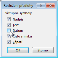 7. Přehled předlohy snímků Předloha snímků je snímek na nejvyšší úrovni hierarchie snímků, ve kterém jsou uloženy informace o Motivu a Rozložení snímků v prezentaci včetně pozadí, barvy, písma,