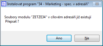 2.4 KONTROLY A PROBLÉMY PŘI INSTALACI V případě chybného zadání adresáře nebo chybějícího programu STEREO 23 se objeví chybové hlášení a instalace je ukončena.