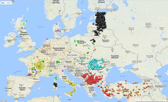 Nákazová situace u vybraných nákaz v Evropě