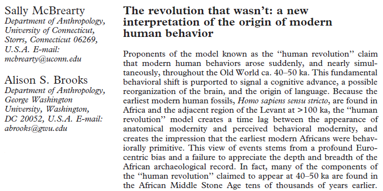 Vznik modernity 1. abstraktní myšlení 2. behaviorální, ekonomická a technologická inovativnost 3.