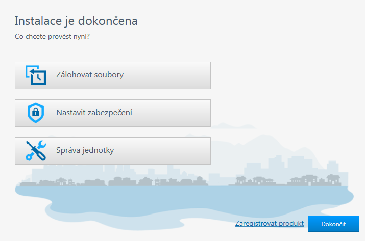 Připojení disku a zprovoznění V dialogovém okně Vlastní instalace: 1. Zaškrtněte políčka u aplikací, které chcete nainstalovat. 2.