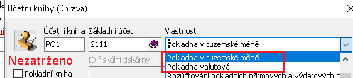 Nastavení začíná vždy v číselné řadě Účetní kniha pkladny: Určit číselnu řadu: Určit druhy dkladů: Prmyslet jedntlivé případy při