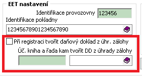 Úplata předem a její zdanění Dklad na přijatu úplatu bude vždy vystavený následně: Rzumnější je vystavit dklad na přijatu úplatu ihned nvu funkčnstí Visin32, takt se bude v EET vykazvat ZD a DPH,