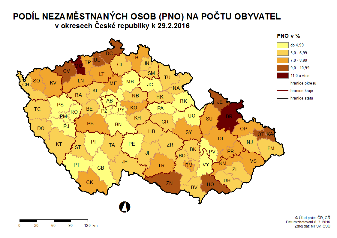 HOSPODÁŘSTVÍ A TRH PRÁCE Situace na trhu práce na Mostecku se v únoru mírně zhoršila a posunula okres opět do čela smutného žebříčku nezaměstnanosti. Mostecko je tak na tom opět nejhůře v celém Česku.