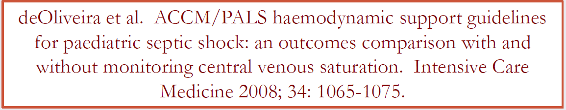 ScvO2 goal-directed therapy >70% - nižší mortalita (28-day mortality 11.8% vs. 39.2%, p = 0.002) - méně nově vzniklých orgánových dysfunkcí (p = 0.