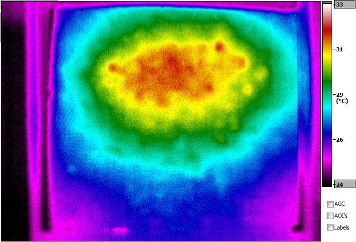 5 REALIZACE PULZNÍ TERMOGRAFIE V předchozí práci [1] byl zkoumán vliv délky ohřevu na průběh tepelného kontrastu defektů různých rozměrů a hloubek.