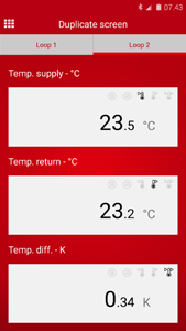 Díky přesunutí pokročilých funkcí do aplikace SonoApp se s měřičem tepla SonoSelect pracuje snadněji a snižuje se riziko nesprávného nastavení.