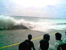 TSUNAMI Tsunami na ostrově Male v Maledivách 26.
