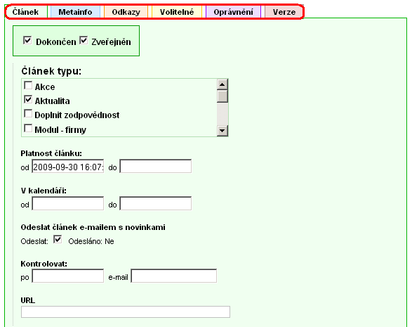 Ve verzi Marwel 2.8 je možné se přehledně dostat ke smazaným článkům z klasického editačního rozhraní (frontendu tzv. přední redakce).