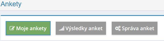 jednotlivých respondentů (pokud anketa není anonymní) kliknutím na ikonu oka či vymazat odpovědi z ankety kliknutím na ikonu