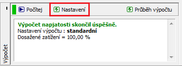 Po vyhlazení a vygenerování sítě jsme došli k závěru, že vzhledem k rozsahu dané úlohy je síť příliš hrubá, a proto upravíme délku hrany prvků sítě na 1,0 m.